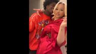 Scooter Jackson and Alabama Barker (Screengrab via TikTok/@alabamabarker)